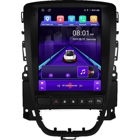 Autoradio, touchscreen, controllo vocale, compatibile con Opel Astra J 2009-2015 Buick Verano 2009-2015, P1 (4 Core 1G 32G) (1/2)