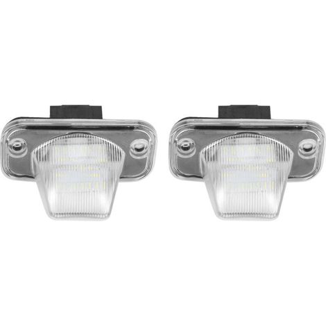 Éclairage Plaque Immatriculation LED 18 SMD Universel Voiture Camionnette