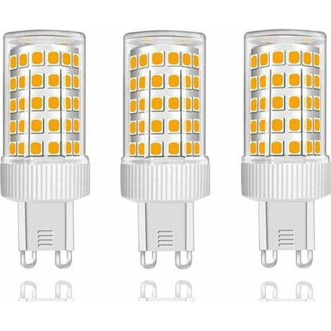 Lot de 3 Ampoules LED G9 10W Équivalent Halogène 150W, 86 LED, 1000Lm, Angle de faisceau 360°, Ultra Lumineuses, AC220-240V, Non Dimmable, Blanc Chaud 3000K [Classe énergétique B] (1/5)