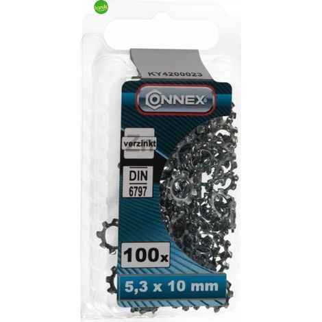 Rondelle dentate zincate mm 5,3 pezzi 100 - masidef (1/2)