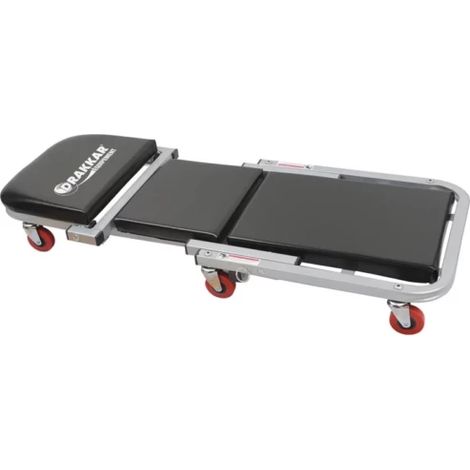 Chariot de visite/tabouret 7 roues avec matelas mousse (1/2)