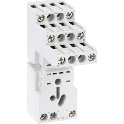 Zoccolo Per Industriale 2 Scambi Hr602C Montaggio Vite (Lovato Cod. Hr6Xs21) (1/5)