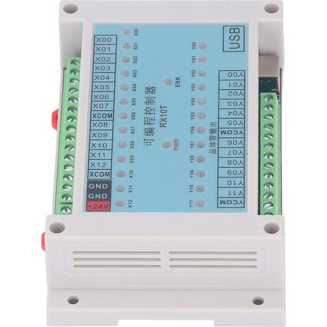 Automate programmable industriel multicanal (PLC) pour relais temporisé d'électrovanne 12-24 V (1/5)