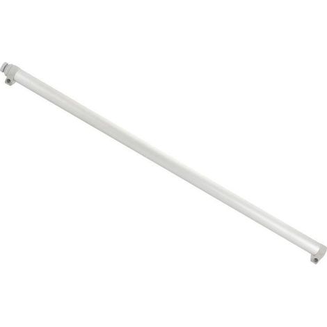 Ferme-porte coulissant à fermeture automatique, en alliage d'aluminium, silencieux et à amortisseur pneumatique. Sans couvercle de protection. (1/5)