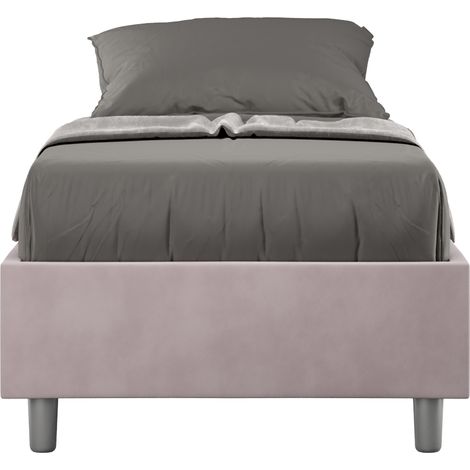 Letto Singolo Sommier 80x190 cm Senza Rete Azelia Glicine (1/4)