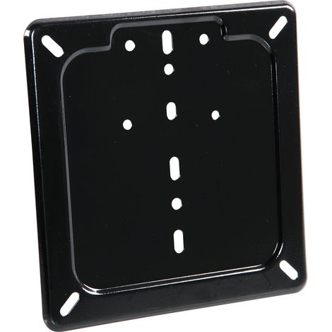 Porta targa in acciaio inox - Nero (1/2)