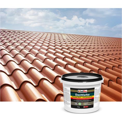 Vernice per tetti IsolBau Dachfarbe Rosso mattone 4 kg (1/5)