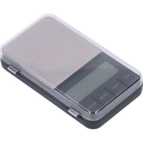 Balance de poche numérique 500 g x 0,01 g, écran LCD bleu rétroéclairé, remise à zéro, fonction tare, balance électronique pour bijoux (1/5)