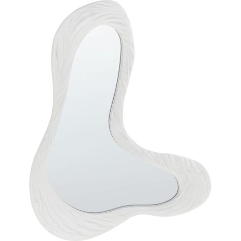 Wandspiegel GUICLAN 61 cm 83 cm Weiß