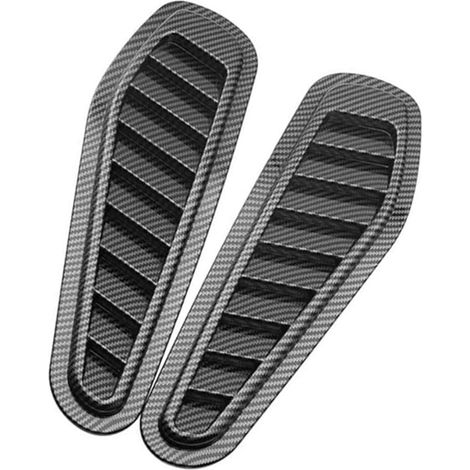 BRAVIX 2 Pièces Capot D'aération De Turbine De Voiture, Capot D'aération De Voiture, Couvercle De Moteur De Turbine D'admission D'air Couvercle D'évent Capot (1/5)