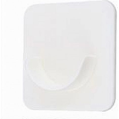 Cleafe - Set 4 Pz Supporti Adesivi Per Bastone Per Tenda Bagno Aste Doccia Bianco 87358 - (1/5)