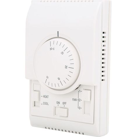 Thermostat monté en surface mécanique 10-30℃ AC220V de climatiseur de contrleur de température (1/5)