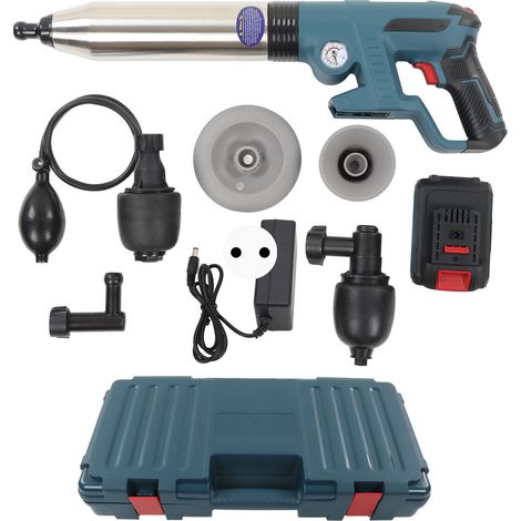 Déboucheur électrique pour toilettes, kit de débouchage de drains, outil de dragage pour cuisine et salle de bain, prise UE 100-240V (1/5)