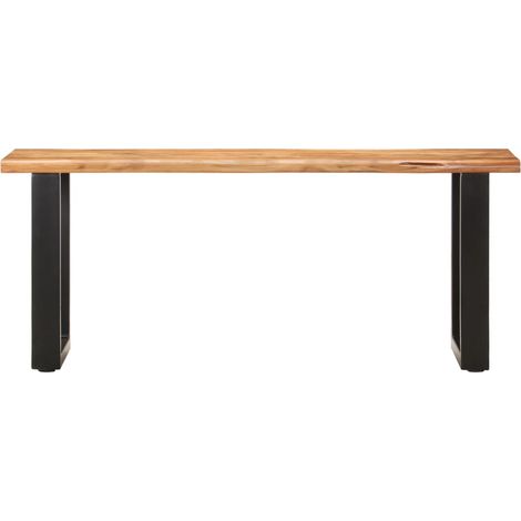 Maison Exclusive - Sitzbank mit Naturkanten 110 cm Akazie Massivh