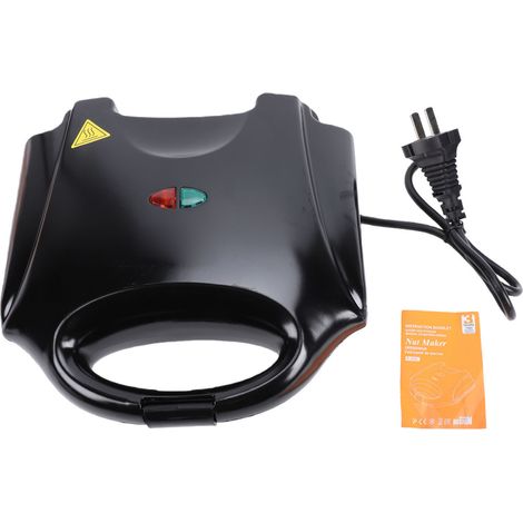 GARRYFIZH Machine à biscuits aux noix, 750W, 12 capacités, antiadhésive, Mini Machine à gaufres et à pain, moule à gâteau électrique pour le petit déjeuner à la maison, prise américaine, 110V