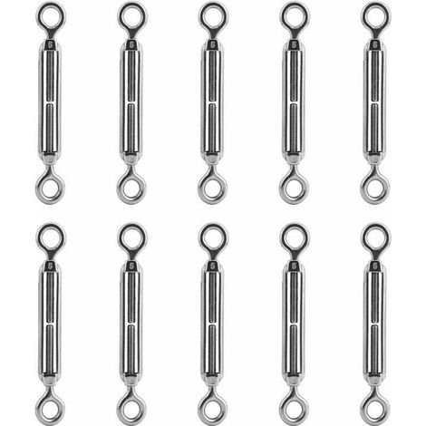 Kabelspanner mit Haken und Öse - Hergestellt aus Edelstahl 304, M5-Spanner.