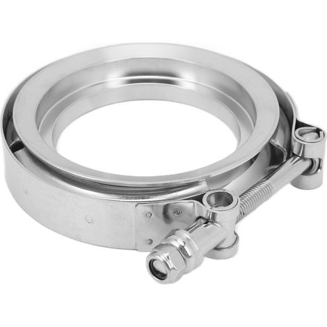 Collier V-Band 3 pouces avec bride en acier inoxydable, kit de remplacement compatibles turbos Borg Warner S200 S300 S257 S366 (1/5)