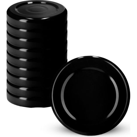KADAX Deckel fi48 10er Pack schwarz