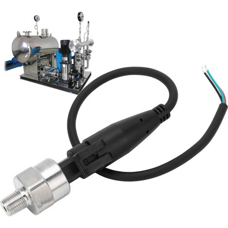 Capteur de pression en acier inoxydable 0,5-4,5 V, filetage 1/8 pouce, 27 NPT, convient aux applications d'eau, d'huile et de gaz. (1/5)
