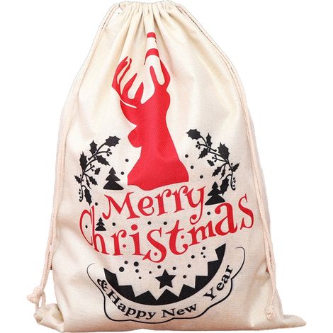 Sac À Cordon - Sac En Jute Pour Bijoux Et Petits Objets - Idéal Calendrier De L'avent Fêtes Et Cadeaux - Lot De 24 (1/5)