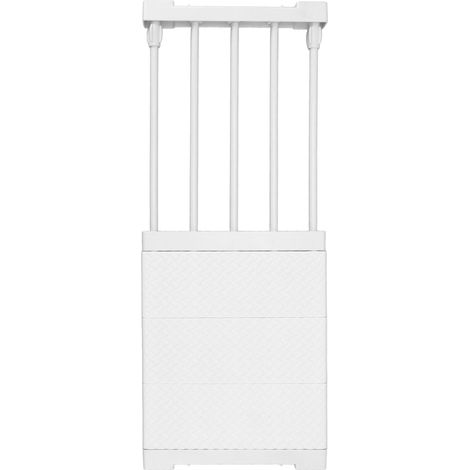 Étagère de rangement réglable à tension pour placard, largeur 24 cm, pour armoire/penderie de 38 à 55 cm / 14,96 à 21,65 pouces (1/5)