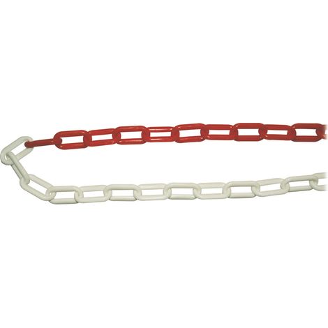 CATENE PVC BIANCO/ROSSA CF5MT MM.8