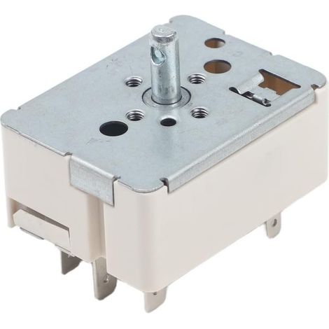 Interrupteur Cuisinière Réglage Flamme pour précis Argent Interrupteur Compatibilité large, modèles standards, adaptation pour facile, remplacement , pour gaz et four (1/5)