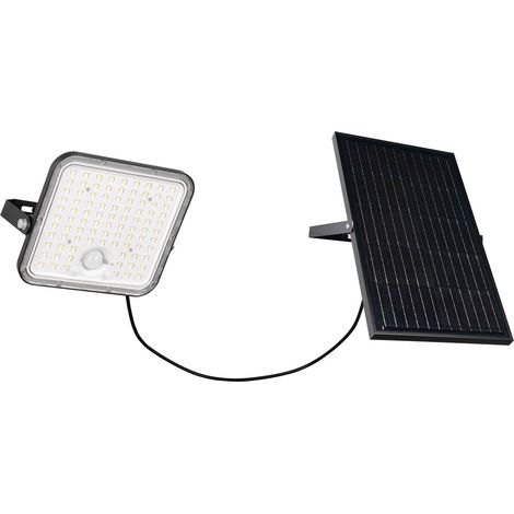 Faro da esterno LED c/pannello solare, c/sensori, nero, L 20 cm, Acora (1/5)