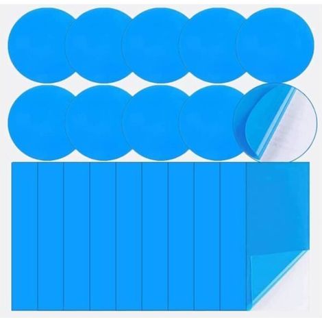 Repair Patches - 10 Pieces - Waterproof PVC Stickers - Easy to Use (1/4)