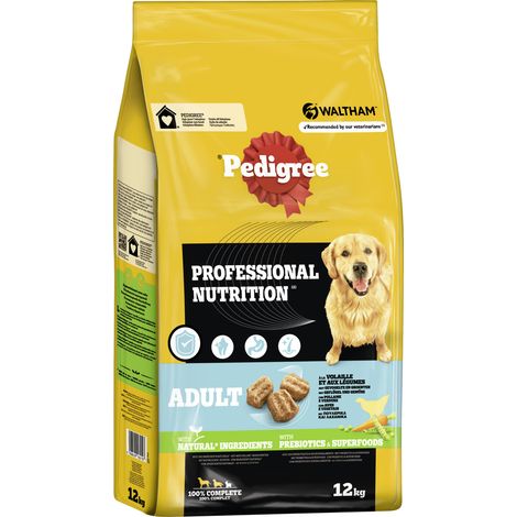 Pedigree Professional Nutrition Hundetrockenfutter Adult 12 kg Geflügel & Gemüse (1/3)