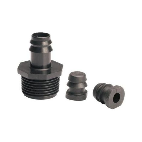 KIT 1 MANICOTTO - 2 TAPPI FINE LINEA PER TUBO 1.4-