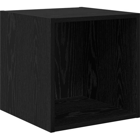 Maison Exclusive - Armadietto a muro Rovere Nero 37 x 37 x 37 cm Legno multistrato
