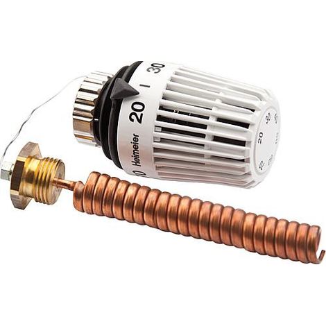 HEIMEIER Tête thermostatique K avec sonde d'immersion à spirale, 20-70 degrés C, 6672-00.500