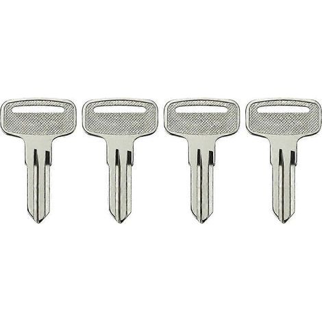Quatre ébauches de clés d'allumage (4010321), compatibles avec les motoneiges Polaris Wheeler ATV Ranger RZR, codes de clé séries 22, 23, 27 et 28. (1/5)