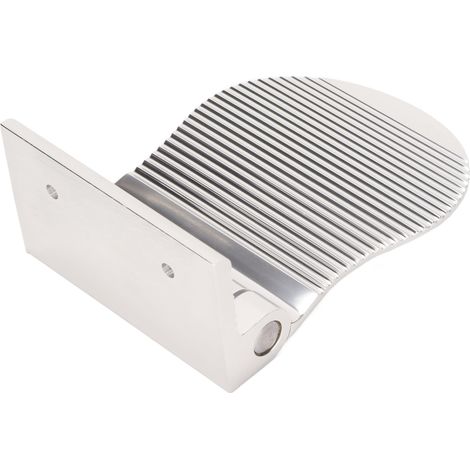 Support de douche pliable en aluminium anti-corrosion, fixation par vis, étagère de salle de bain argentée (1/5)