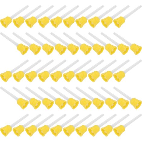 50 embouts doseurs jetables en époxy pour applicateur de colle, pointes de mélange dentaire, accessoires, lot de 50 (1/5)