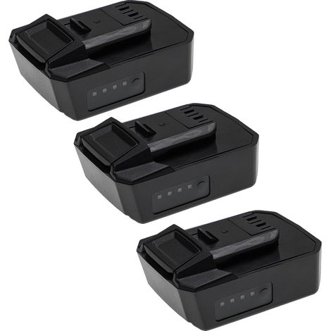 EXTENSILO 3x Akku kompatibel mit Hilti PR 30-HVSG A12, PR 30-HVS A12, PR 2-HS A12, PM 40-MG Werkzeug (2500 mAh, Li-Ion, 10,8 V)