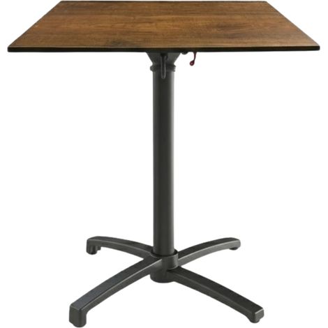Table Pliable 69x69 cm plateau Compact modèle TABLE JURA COMPACT pied T-One (1/3)