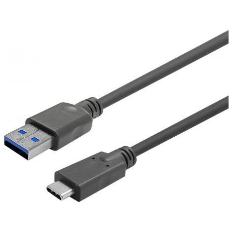 Cavo Vivolink PROUSBCAMM7.5 USB-C/USB-A 3.2 Gen 1 da 7,5 m, nero.