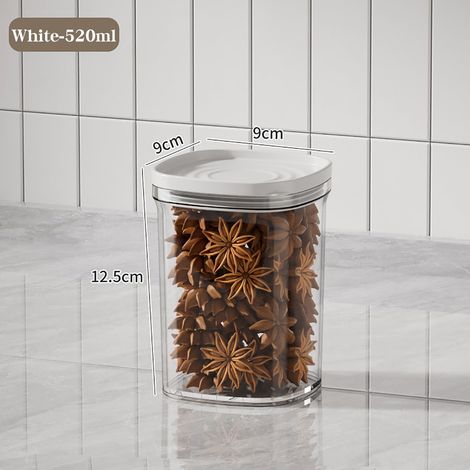 Boîte De Rangement Alimentaire - Contenant Hermetique En Plastique Sans BPA - Pour Cuisine Et Stockage De Céréales - 1 Pièce (1/3)