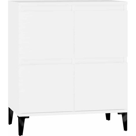 Sideboard/Anrichte/Buffet Weiß 60x35x70 cm Holzwerkstoff LXWW124219 (1/5)