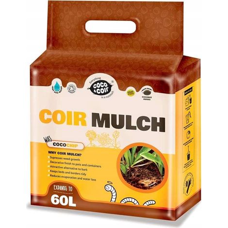 Mantillo de coco natural Coco Chip 4,5 kg 60 L orgánico