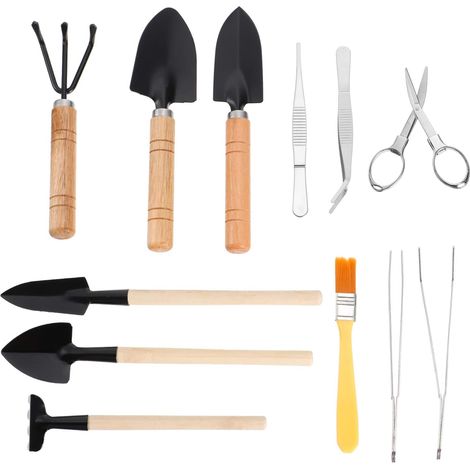 10 Pièces Kit Outils De Jardinage pour Plantation De Plantes Succulentes Mini Outils De Transplantation De Fleurs Lot de De Jardinage (1/5)