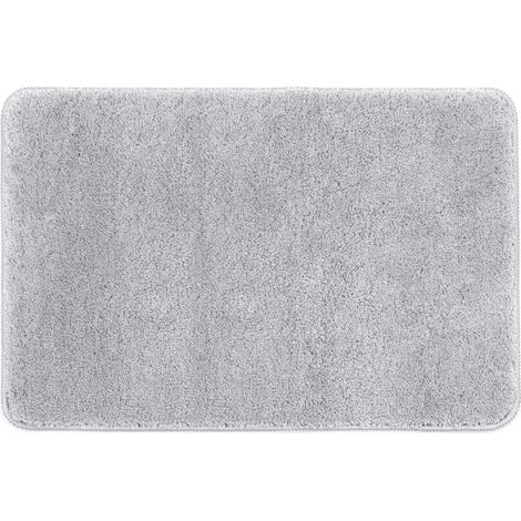 Vision 50x80 cm tapis de salle de bain en polyester, gris (SATDPREDSE) (1/5)