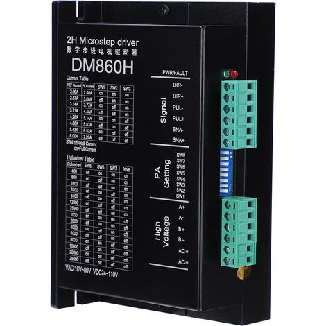 Contrôleur de moteur pas à pas, commande de moteur pas à pas, réponse rapide DM860H (1/5)