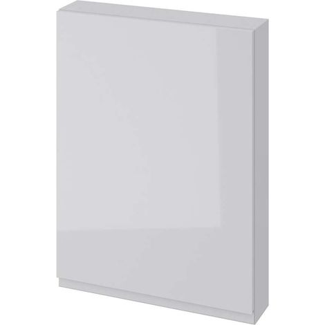 Cersanit Moduo - Schrank 80x59x14 cm, 1 Tür, Scharniere links/rechts, grau S929-015 (1/3)