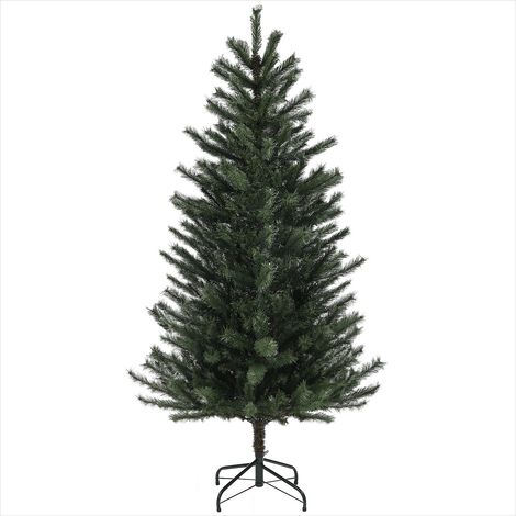 Sapin de Noël artificiel 180 cm avec branches ignifuges et socle (1/5)