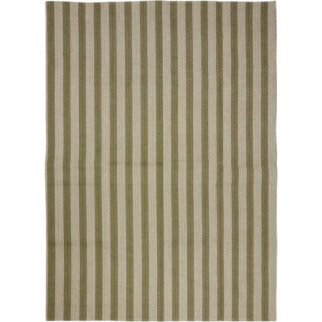 Tappeto groove 170x120cm a righe verdi - Atmosphera créateur d'intérieur