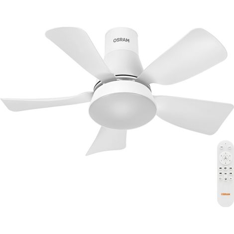 OSRAM Ceiling Fan Leste 445mm 21W CCT Deckenventilator  21 W (Ø) 445 mm  mit Beleuchtung, mit Fernbe (1/5)