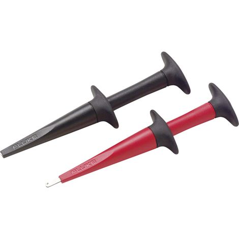 Fluke AC280 Sicherheits-Abgreifklemmen-Set Buchse 4 mm CAT IV 600 V, CAT III 1000 V Rot, Schwarz (1/2)